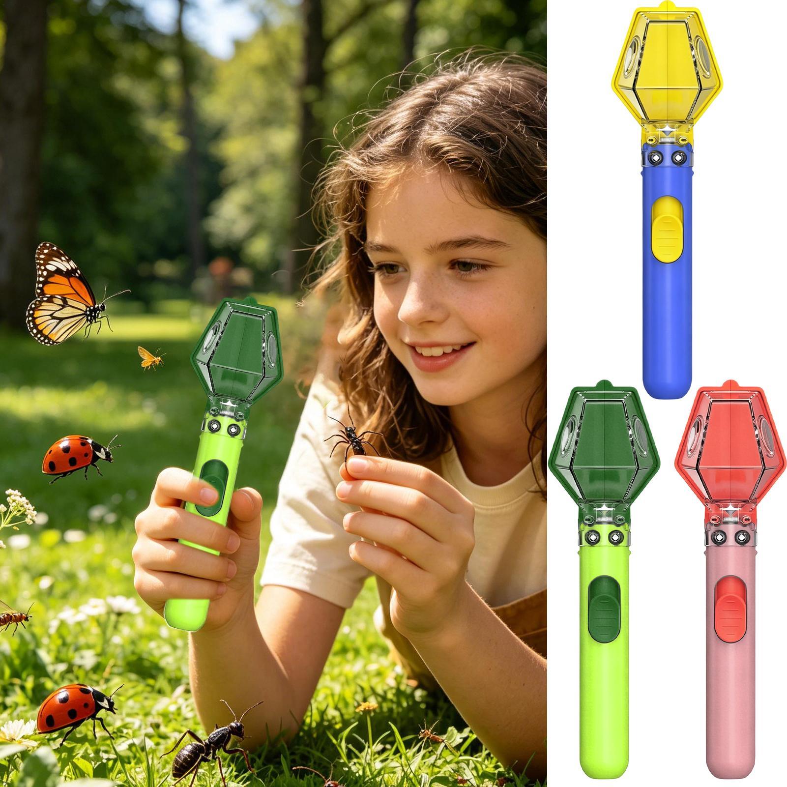Kids Outdoor Education - Çok fonksiyonlu Taşınabilir Böcek Yakalayıcı İtme
