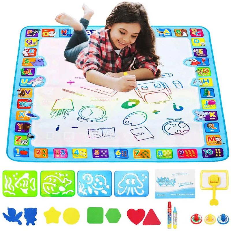 Kids Education Rug - Coolplay Sihirli Su çizim matı Boyama