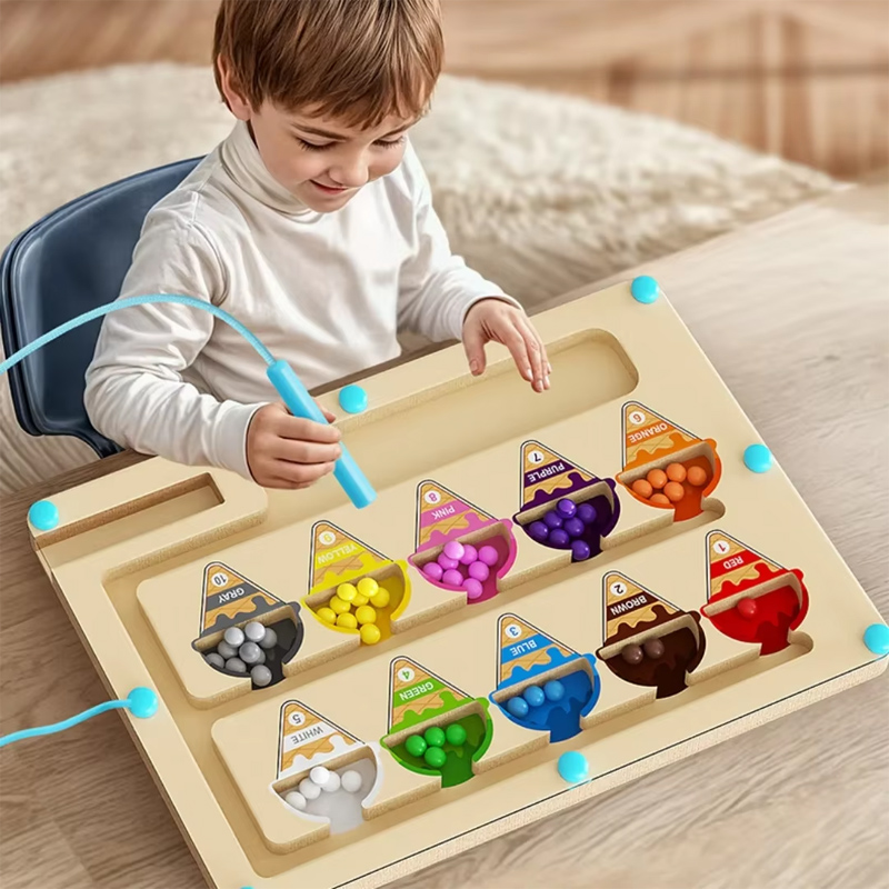 Kids Education Number - Dondurma Manyetik Renk ve Sayı Labirent