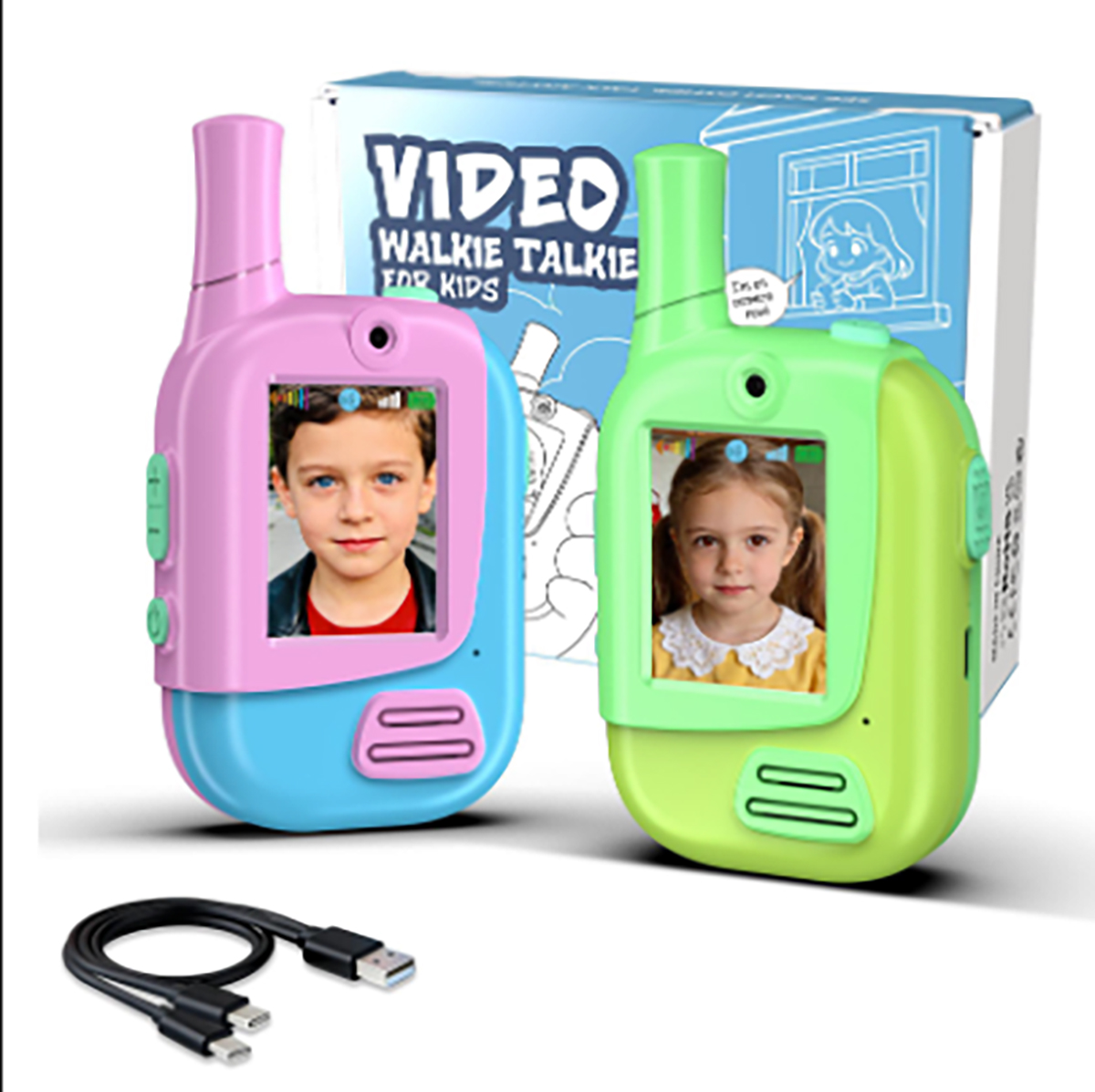 Kids Outdoor Education - 2'li Paket Şarj Edilebilir Çocuklar İçin