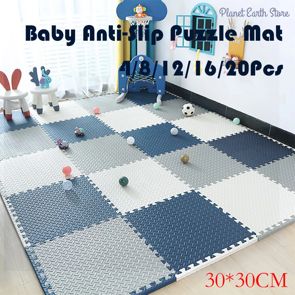 Kids Education Rug - Bebek oyun matı halı bulmaca paspaslar