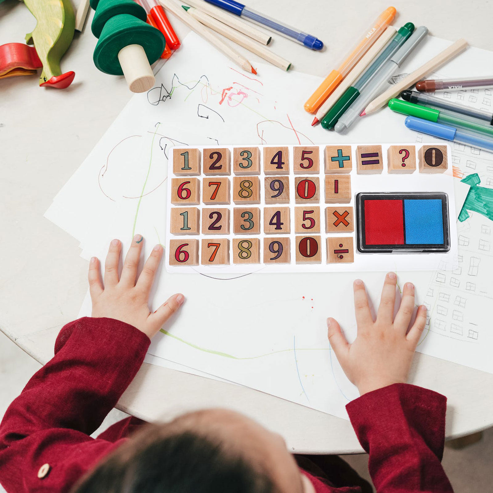 1 Adet Ahşap Sayı Damgası, Yar - Kids Education Number incelemesi ve fiyatı