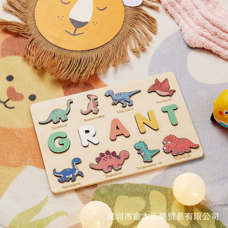 Ahşap Dinozor Adı Bulmaca Taht - Kids Education Name incelemesi ve fiyatı