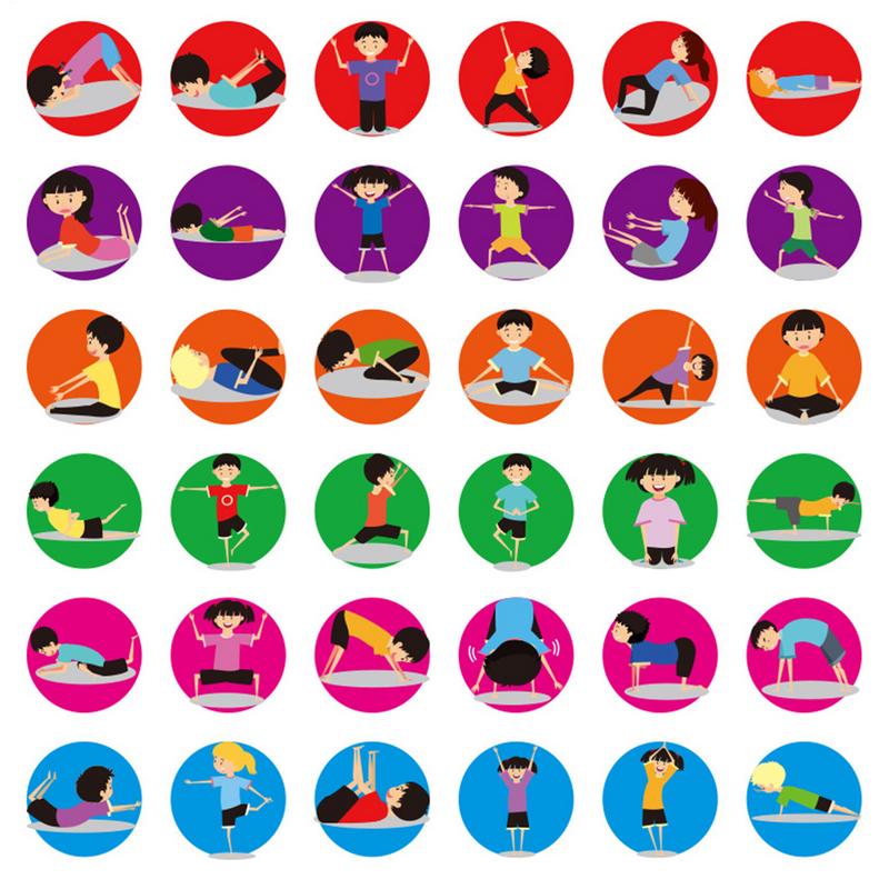 Çocuklar için egzersiz zar eğl - Kids Yoga Education incelemesi ve fiyatı