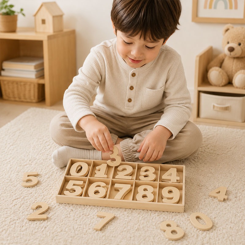 Ahşap Sayı Seti El İşi Rakamla - Kids Education Name incelemesi ve fiyatı
