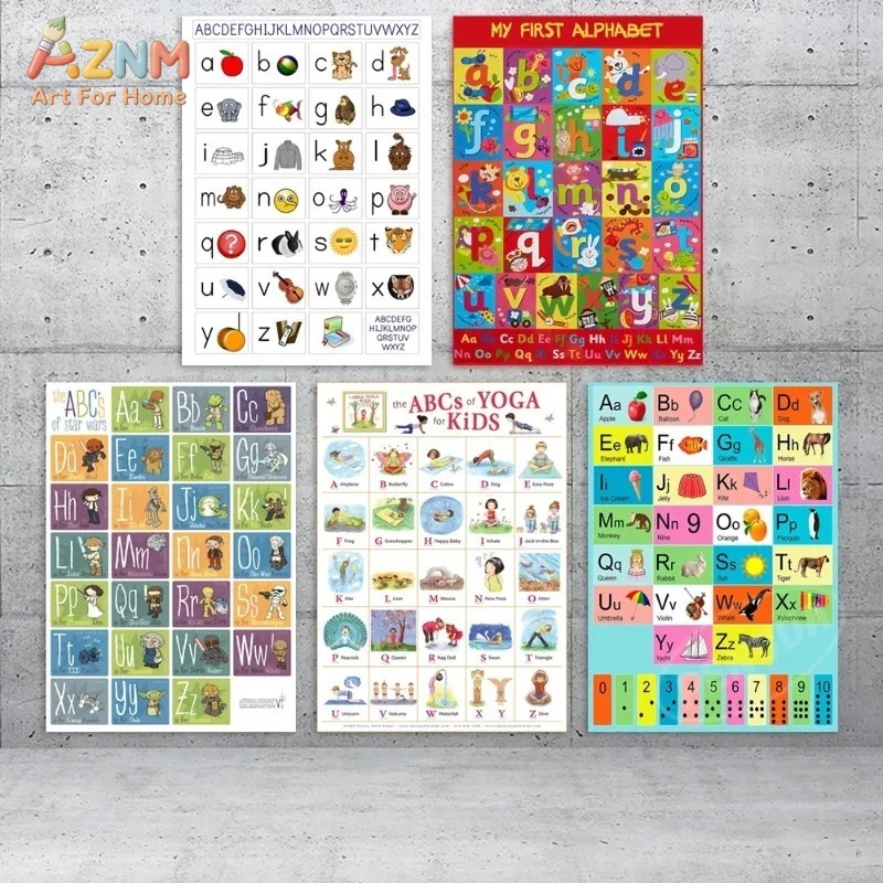 AZNM Çerçevesiz Tuval Poster Ç - Kids Yoga Education incelemesi ve fiyatı