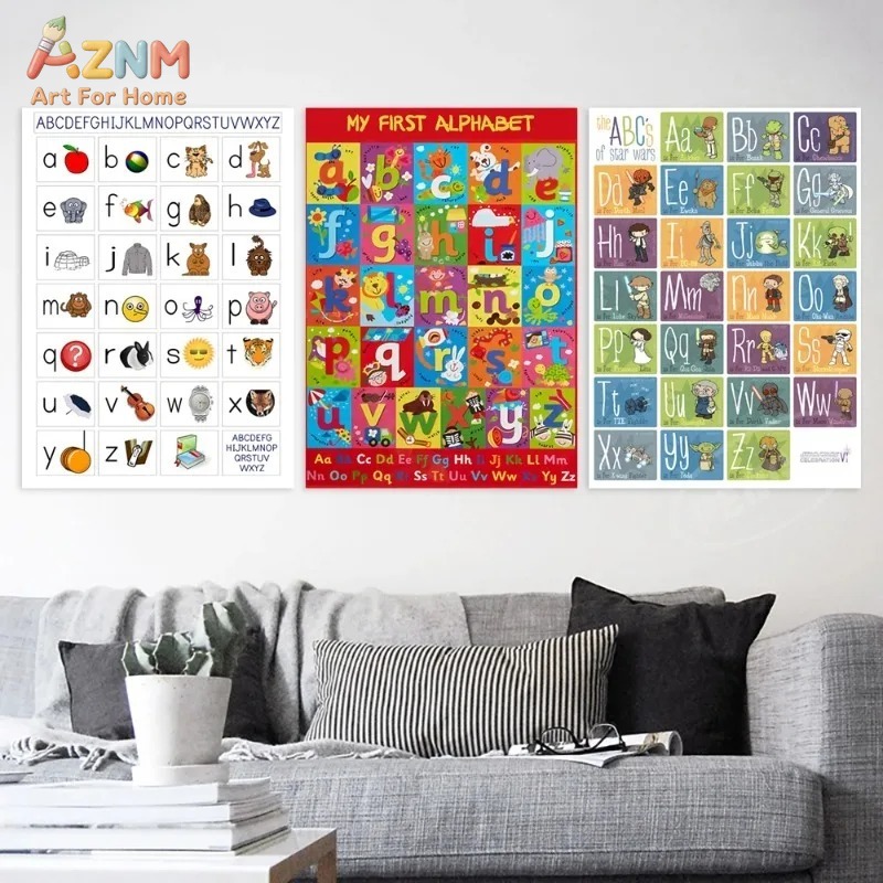 AZNM Çerçevesiz Tuval Poster Ç - Kids Yoga Education incelemesi ve fiyatı
