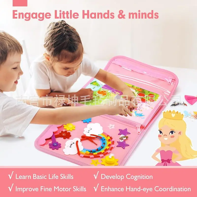 Prenses Montessori Keçe Aktivi - Kids Education Books incelemesi ve fiyatı